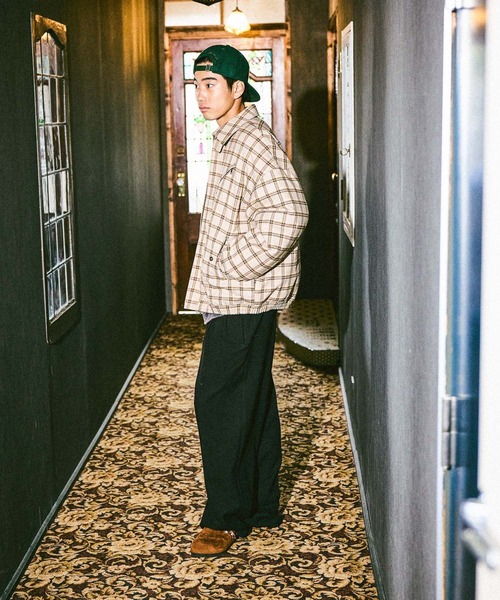 niko and...（ニコアンド）の「チェックスイングトップブルゾン（ブルゾン・メンズ・ネイビー/ベージュ・LARGE/MEDIUM）」の21枚目の写真