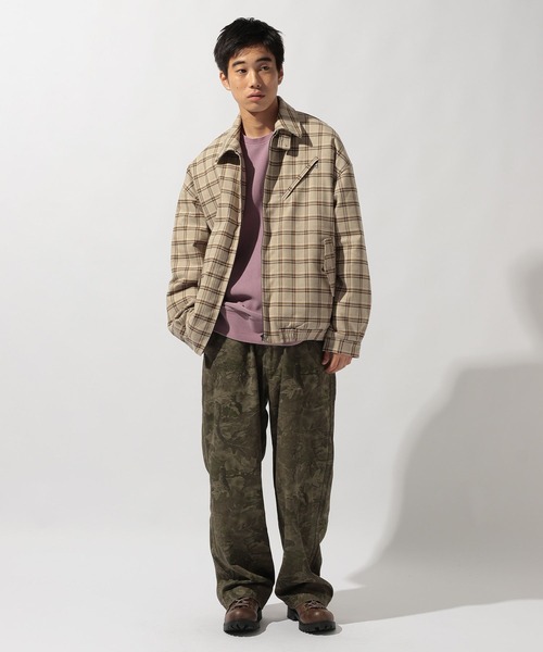 セール】チェックスイングトップブルゾン（ブルゾン）｜niko and