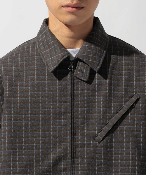 niko and...（ニコアンド）の「チェックスイングトップブルゾン（ブルゾン・メンズ・ネイビー/ベージュ・LARGE/MEDIUM）」の8枚目の写真