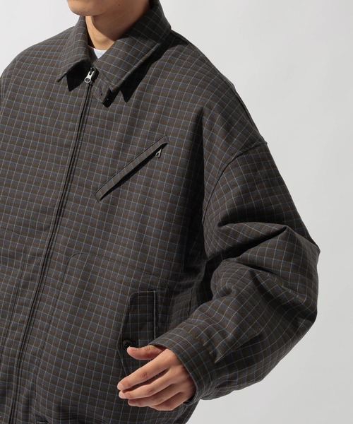 niko and...（ニコアンド）の「チェックスイングトップブルゾン（ブルゾン・メンズ・ネイビー/ベージュ・LARGE/MEDIUM）」の9枚目の写真