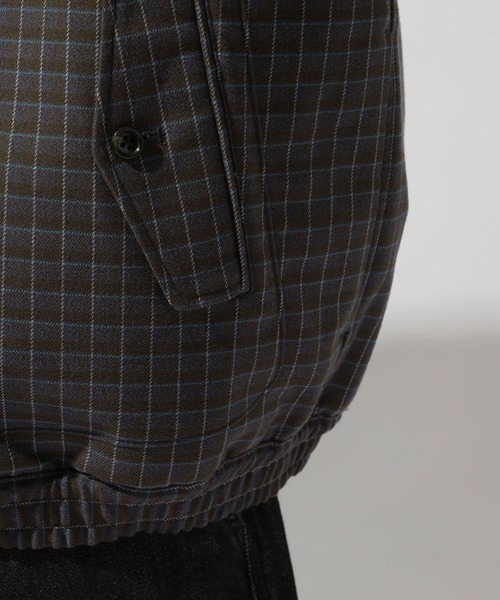 niko and...（ニコアンド）の「チェックスイングトップブルゾン（ブルゾン・メンズ・ネイビー/ベージュ・LARGE/MEDIUM）」の10枚目の写真