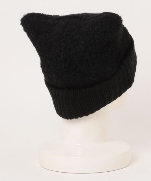 FILA（フィラ）の「FILA/フィラ ビーニー ネコ耳 ニット帽 254013201（ニットキャップ/ビーニー・メンズ・ベージュ/ホワイト/ブラック・FREE）」の6枚目の写真