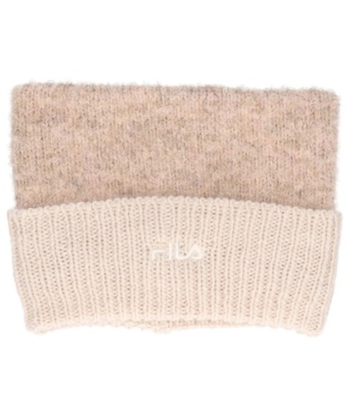 FILA（フィラ）の「FILA/フィラ ビーニー ネコ耳 ニット帽 254013201（ニットキャップ/ビーニー・メンズ・ベージュ/ホワイト/ブラック・FREE）」の3枚目の写真