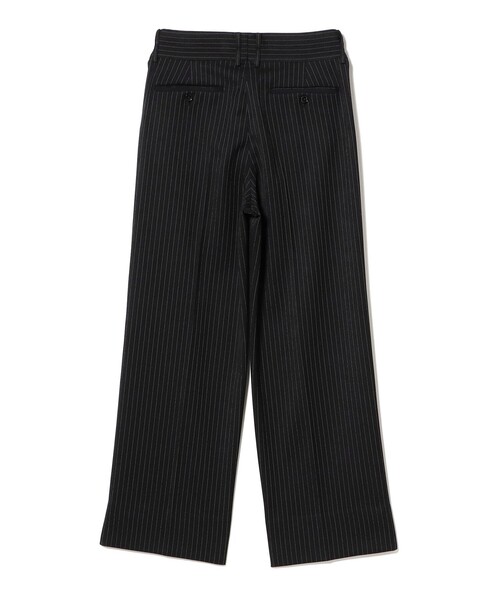 International Gallery BEAMS（インターナショナルギャラリービームス）の「ストライプ ダブルループ ワイド スラックス（その他パンツ・メンズ・ブラック・LARGE/MEDIUM/SMALL）」の7枚目の写真