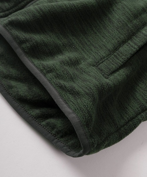 LOGOS(ロゴス)の「【71】【LOGOS PARK/ロゴス パーク】ワンポイントロゴ ナイロン 切替 フリースジャケット(ブルゾン・メンズ・ワイン/カーキ/ブラック/ネイビー・M/L/XL)」の8枚目の写真