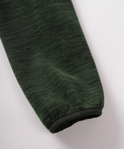 LOGOS(ロゴス)の「【71】【LOGOS PARK/ロゴス パーク】ワンポイントロゴ ナイロン 切替 フリースジャケット(ブルゾン・メンズ・ワイン/カーキ/ブラック/ネイビー・M/L/XL)」の9枚目の写真