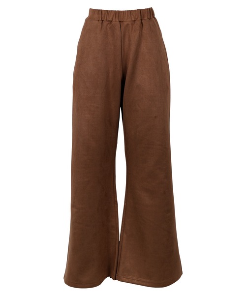 KOBE LETTUCE(コウベレタス)の「選べる3サイズ錯覚美脚ポンチスエードパンツ(その他パンツ・レディース・ブラック/キャメル/アイボリー系/グレー/ダークブラウン・M-Short/M/PM)」の6枚目の写真