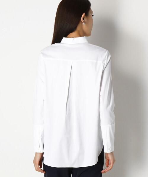 COMME CA（コムサ）の「ストレッチブロード シャツ（シャツ/ブラウス・レディース・ホワイト・9号）」の5枚目の写真