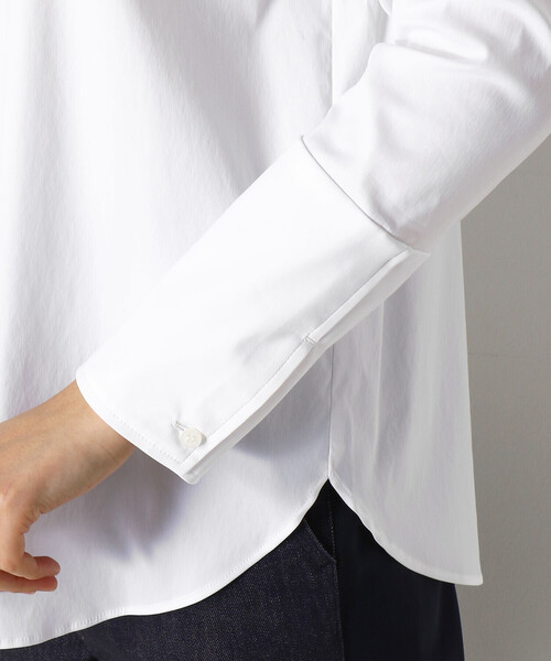 COMME CA（コムサ）の「ストレッチブロード シャツ（シャツ/ブラウス・レディース・ホワイト・9号）」の3枚目の写真