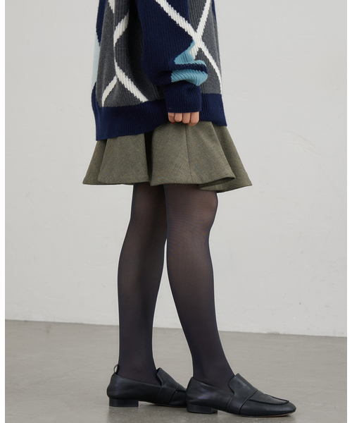 セール】ツイードダブルクロスフレアミニスカート（スカート）｜IENA