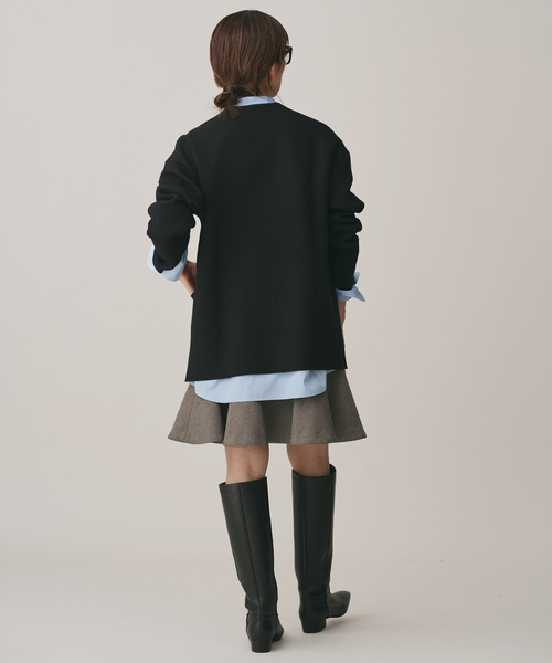 セール】ツイードダブルクロスフレアミニスカート（スカート）｜IENA