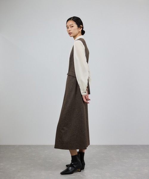 ROPE'(ロペ)の「シアートリコットボウタイシャツブラウス/イージーケア(シャツ/ブラウス・レディース・ネイビー/ホワイト・FREE)」の10枚目の写真