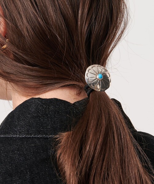 ＜HARPO PARIS＞ CONCHO PONY ヘアゴム