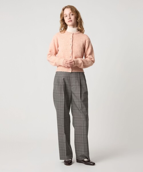 Steven Alan（スティーブンアラン）の「＜Steven Alan＞メランジ タック ワイド パンツ（その他パンツ・レディース・グレー系/ネイビー・L/S/M）」の4枚目の写真