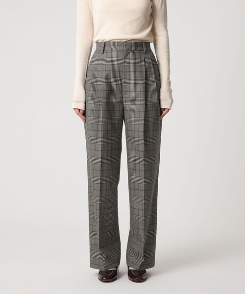 Steven Alan（スティーブンアラン）の「＜Steven Alan＞メランジ タック ワイド パンツ（その他パンツ・レディース・グレー系/ネイビー・L/S/M）」の8枚目の写真
