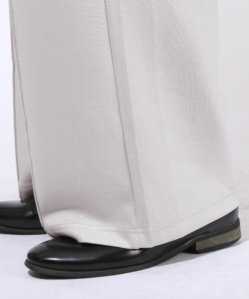 LUXSTYLE(ラグスタイル)の「スウェットワイドパンツ(スウェットパンツ・メンズ・ブラック/ネイビー・L/M)」の11枚目の写真