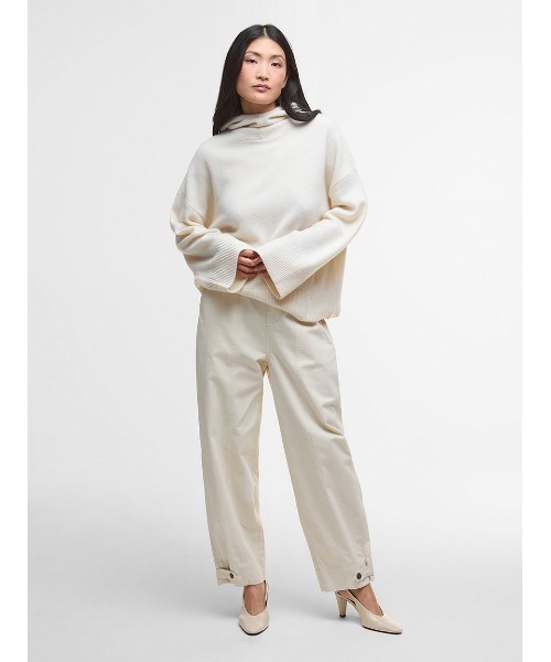 Barbour（バブアー）の「Evetteニットフーディ（レディース（ニット/セーター・レディース・ベージュ/ホワイト・6/8）」の3枚目の写真