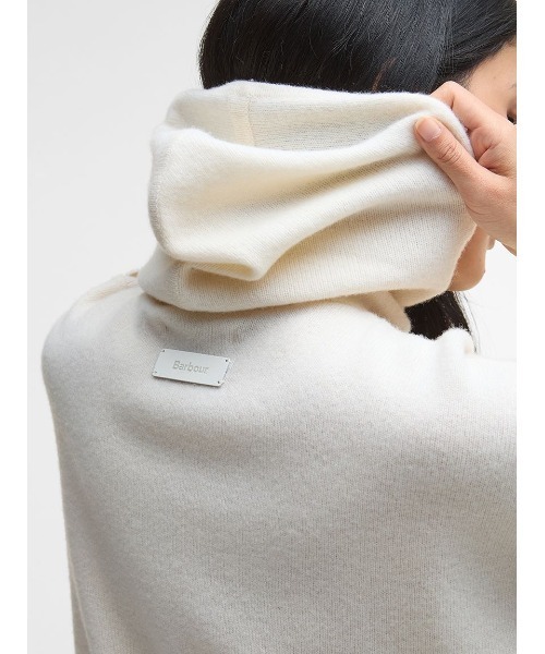 Barbour（バブアー）の「Evetteニットフーディ（レディース（ニット/セーター・レディース・ベージュ/ホワイト・6/8）」の7枚目の写真