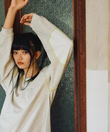 [MODE NORM CORE] エルボパッチフワスムースプルオーバー