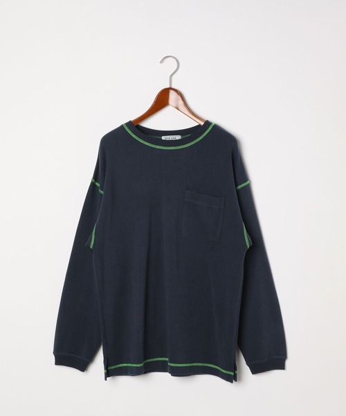 niko and...（ニコアンド）の「[MODE NORM CORE] エルボパッチフワスムースプルオーバー（Tシャツ/カットソー・レディース・モカ/ネイビー/ナチュラル・MEDIUM/LARGE）」の19枚目の写真