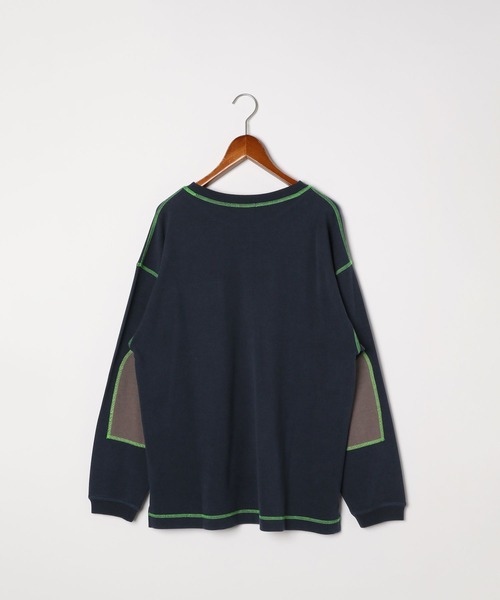 niko and...（ニコアンド）の「[MODE NORM CORE] エルボパッチフワスムースプルオーバー（Tシャツ/カットソー・レディース・モカ/ネイビー/ナチュラル・MEDIUM/LARGE）」の20枚目の写真