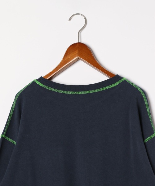 niko and...（ニコアンド）の「[MODE NORM CORE] エルボパッチフワスムースプルオーバー（Tシャツ/カットソー・レディース・モカ/ネイビー/ナチュラル・MEDIUM/LARGE）」の21枚目の写真