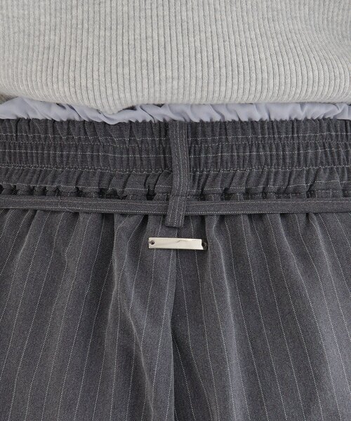 セール】【4サイズ展開/ストライプ柄、無地 / ウエストの配色が