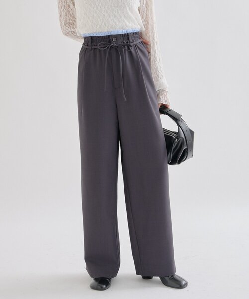 【現品限り】モノカラーストライプでスタイリッシュ♡パンツ＆ジャケット　XL mystic（ミスティック） スラックス パンツ 「4サイズ展開/ストライプ