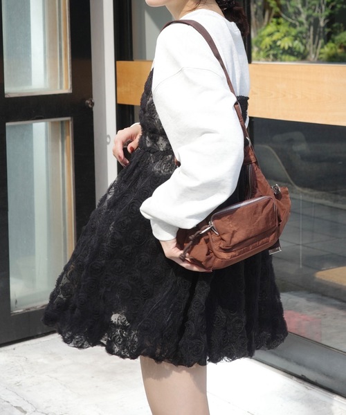 jumelle（ジュメロ）の「チュールローズビスチェ（その他トップス・レディース・ベージュ/ブラック・FREE）」の3枚目の写真