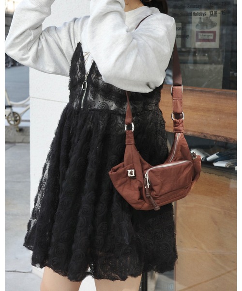 jumelle（ジュメロ）の「チュールローズビスチェ（その他トップス・レディース・ベージュ/ブラック・FREE）」の10枚目の写真