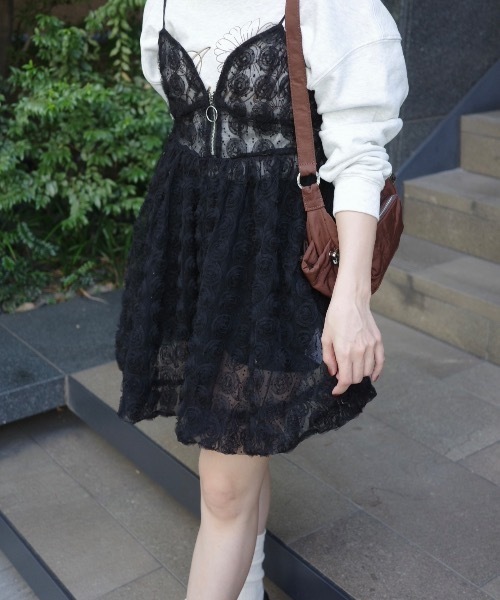 jumelle（ジュメロ）の「チュールローズビスチェ（その他トップス