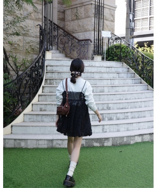 jumelle（ジュメロ）の「チュールローズビスチェ（その他トップス・レディース・ベージュ/ブラック・FREE）」の18枚目の写真