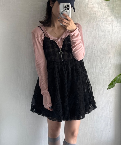 jumelle（ジュメロ）の「チュールローズビスチェ（その他トップス・レディース・ベージュ/ブラック・FREE）」の21枚目の写真