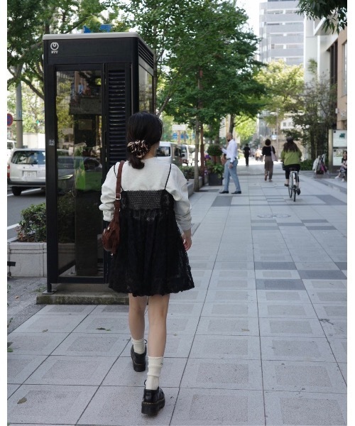 jumelle（ジュメロ）の「チュールローズビスチェ（その他トップス・レディース・ベージュ/ブラック・FREE）」の22枚目の写真