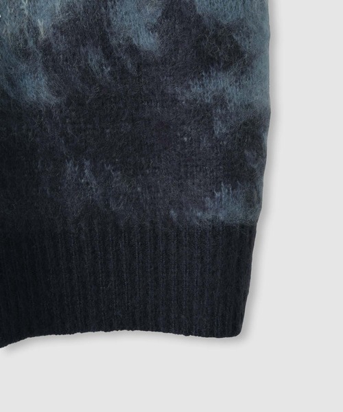 NAVY(ネイビー)の「nAvy モヘヤタッチマーブルニット(ニット/セーター・メンズ・ブルー系その他/ネイビー系/ベージュ系その他・S/M/L/XL)」の6枚目の写真