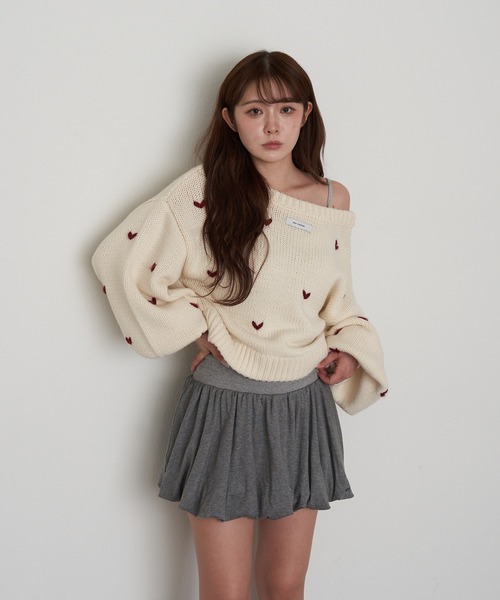 RAY CASSIN（レイカズン）の「カットバルーンミニスカパン（スカート・レディース・グレー/チャコールグレー/ブラウン・FREE）」の20枚目の写真