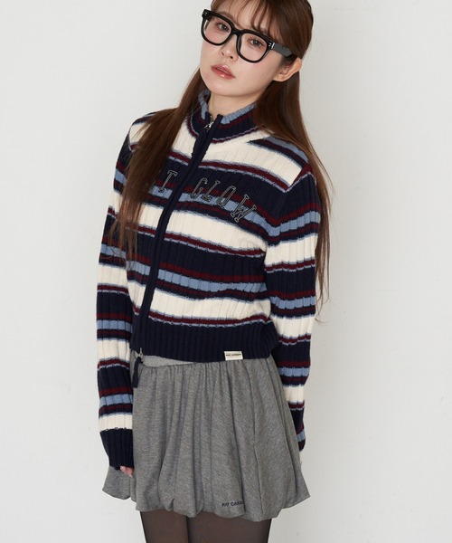 RAY CASSIN（レイカズン）の「カットバルーンミニスカパン（スカート・レディース・グレー/チャコールグレー/ブラウン・FREE）」の8枚目の写真