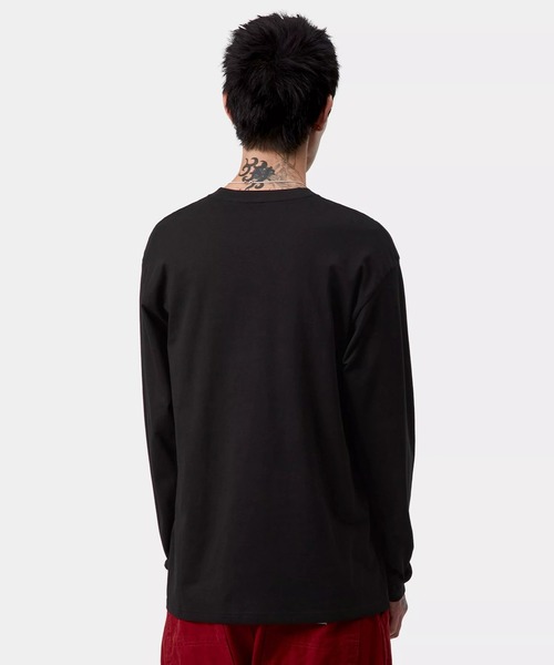 Carhartt WIP(カーハートダブリューアイピー)の「Carhartt WIP/カーハートダブリューアイピー POCKET HEART T-SHIRT 長袖Tシャツ/ロンT I035300(Tシャツ/カットソー・メンズ・ブラック×レッド/ホワイト×レッド/ホワイト×ブラック/ブラック・S/L/M/XL)」の15枚目の写真