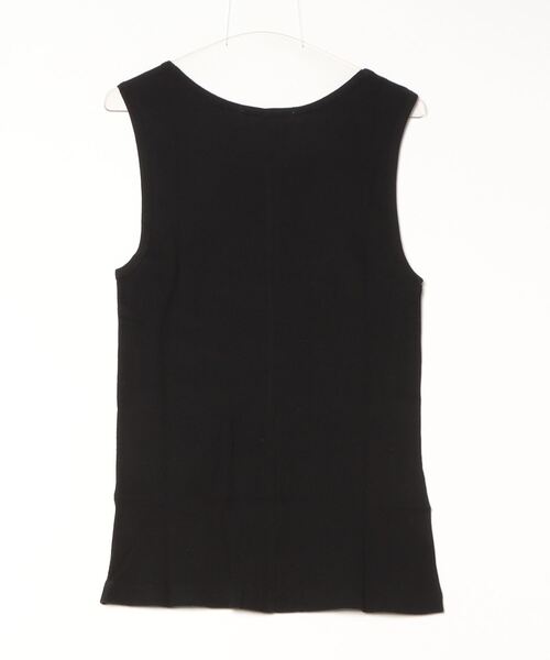 SEVEN BY SEVEN（セブンバイセブン）の「SEVEN BY SEVEN / セブンバイセブン：TANK TOP：800-5166107[AST]（タンクトップ・メンズ・ブラック/ホワイト・L）」の3枚目の写真