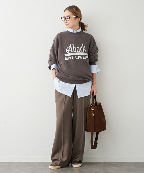 Deuxieme Classe(ドゥーズィエムクラス)の「*追加 Silk Looker パンツ(スラックス・レディース・キャメル/ベージュ/モカ/ブラック・34/36/38)」の17枚目の写真