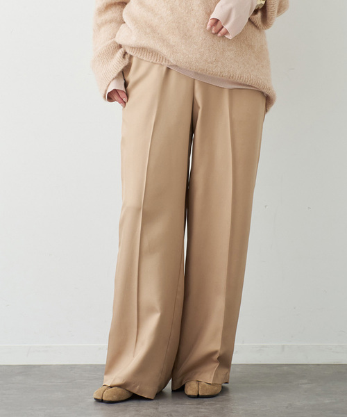 Deuxieme Classe(ドゥーズィエムクラス)の「*追加 Silk Looker パンツ(スラックス・レディース・キャメル/ベージュ/モカ/ブラック・34/36/38)」の22枚目の写真