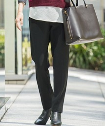 両面起毛テーパードパンツ≪洗える/セットアップ対応≫