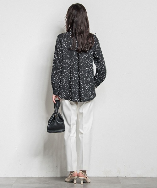 LAUTREAMONT(ロートレアモン)の「両面起毛テーパードパンツ≪洗える/セットアップ対応≫(その他パンツ・レディース・オフホワイト/ブラック/ベージュ/ブラウン系その他・7号/9号/11号)」の17枚目の写真