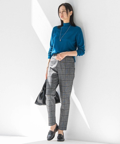 LAUTREAMONT(ロートレアモン)の「両面起毛テーパードパンツ≪洗える/セットアップ対応≫(その他パンツ・レディース・オフホワイト/ブラック/ベージュ/ブラウン系その他・7号/9号/11号)」の11枚目の写真