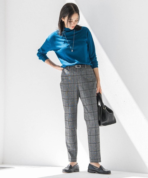 LAUTREAMONT(ロートレアモン)の「両面起毛テーパードパンツ≪洗える/セットアップ対応≫(その他パンツ・レディース・オフホワイト/ブラック/ベージュ/ブラウン系その他・7号/9号/11号)」の12枚目の写真