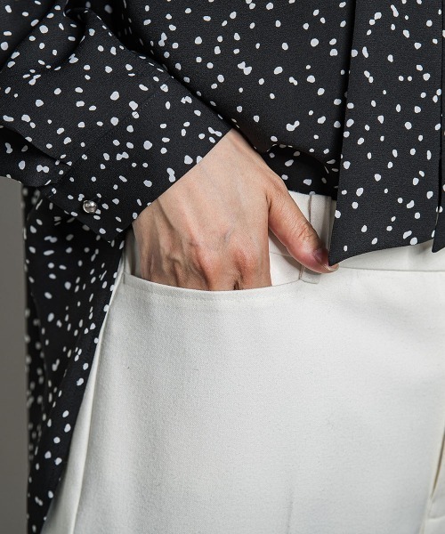 LAUTREAMONT(ロートレアモン)の「両面起毛テーパードパンツ≪洗える/セットアップ対応≫(その他パンツ・レディース・オフホワイト/ブラック/ベージュ/ブラウン系その他・7号/9号/11号)」の14枚目の写真