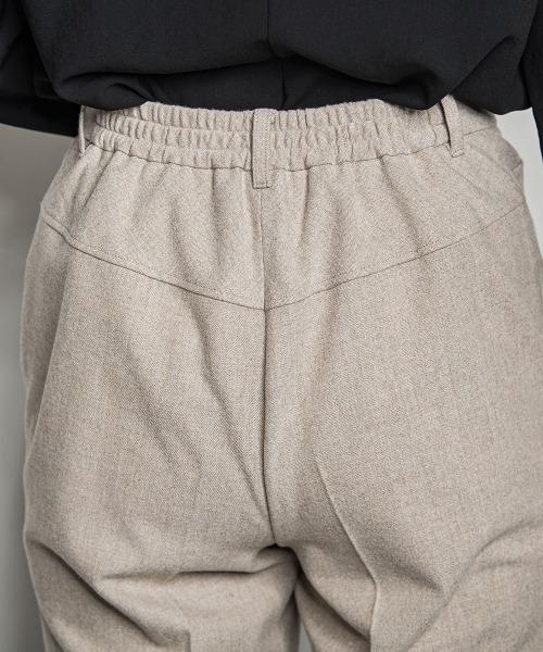 LAUTREAMONT(ロートレアモン)の「両面起毛テーパードパンツ≪洗える/セットアップ対応≫(その他パンツ・レディース・オフホワイト/ブラック/ベージュ/ブラウン系その他・7号/9号/11号)」の20枚目の写真