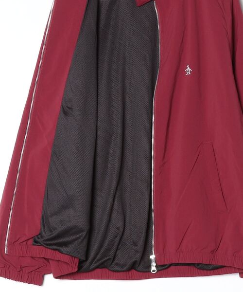 penguin BY MUNSINGWEAR（ペンギン バイ マンシングウェア）の「【STYLE 2250】4WAY STRETCH SWING TOP ストレッチゴルフウェア（ナイロンジャケット・メンズ・ブラック/レッド・M/L/XL）」の14枚目の写真