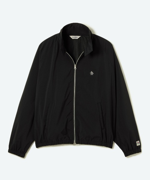 penguin BY MUNSINGWEAR（ペンギン バイ マンシングウェア）の「【STYLE 2250】4WAY STRETCH SWING TOP ストレッチゴルフウェア（ナイロンジャケット・メンズ・ブラック/レッド・M/L/XL）」の2枚目の写真