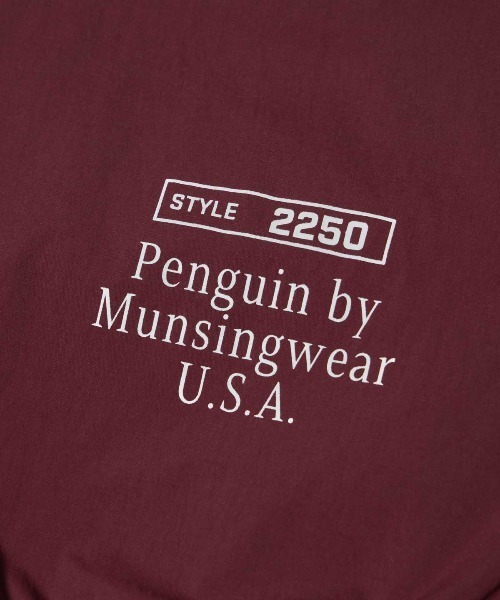penguin BY MUNSINGWEAR（ペンギン バイ マンシングウェア）の「【STYLE 2250】4WAY STRETCH SWING TOP ストレッチゴルフウェア（ナイロンジャケット・メンズ・ブラック/レッド・M/L/XL）」の11枚目の写真